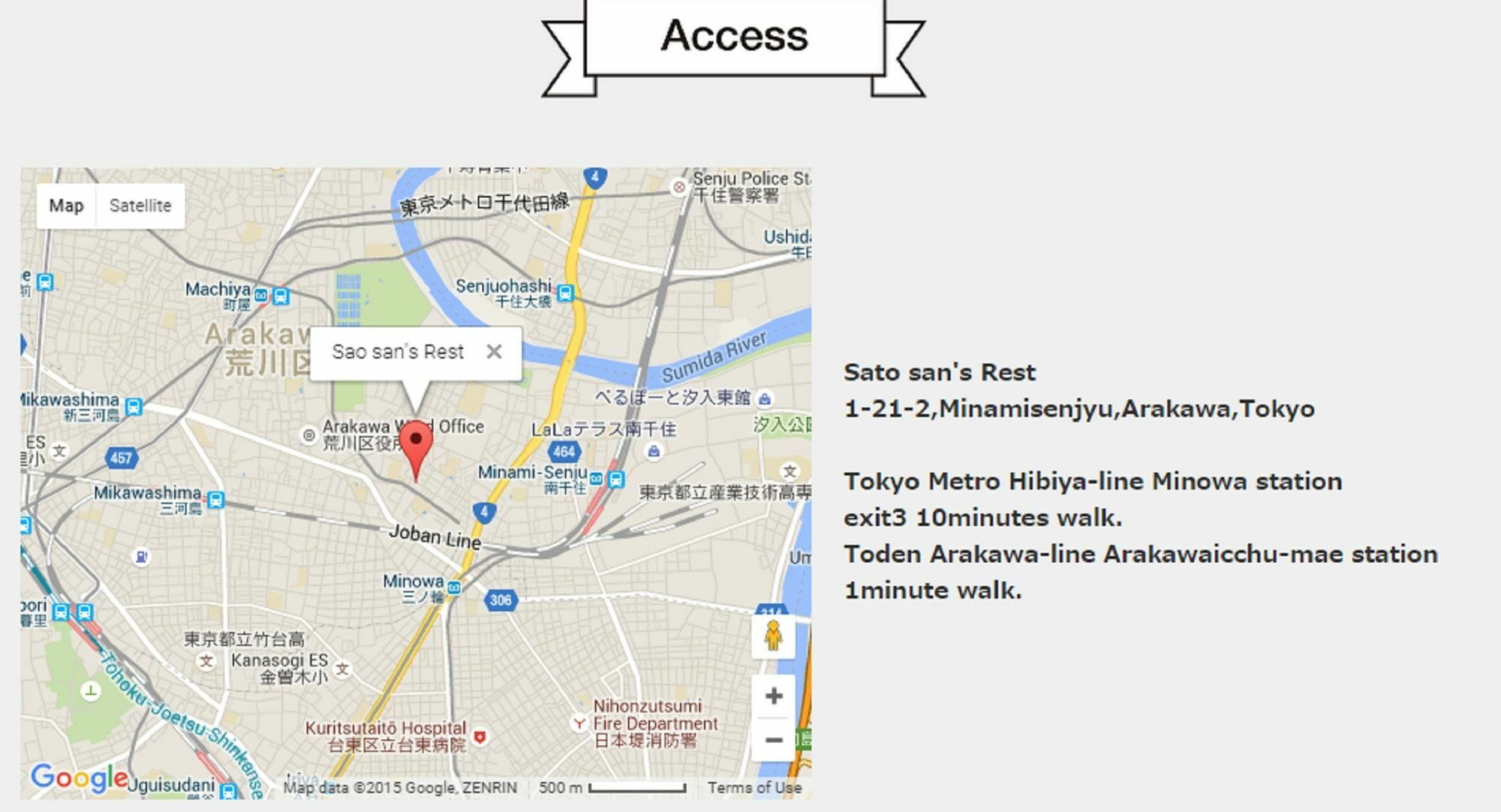 Sato-San'S Rest Hotell Tokyo prefektur Exteriör bild